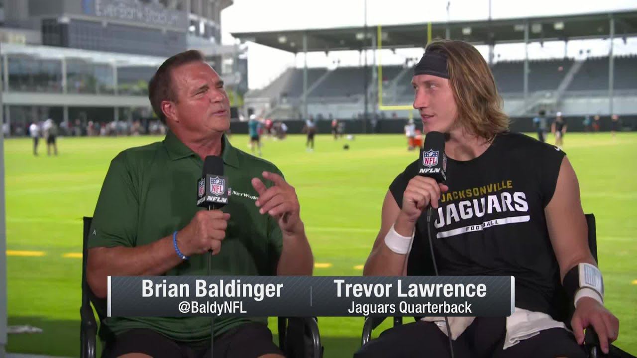 Trevor Lawrence talks with Baldinger on Jags rebounding in 2024 | 'Inside Training Camp Live'