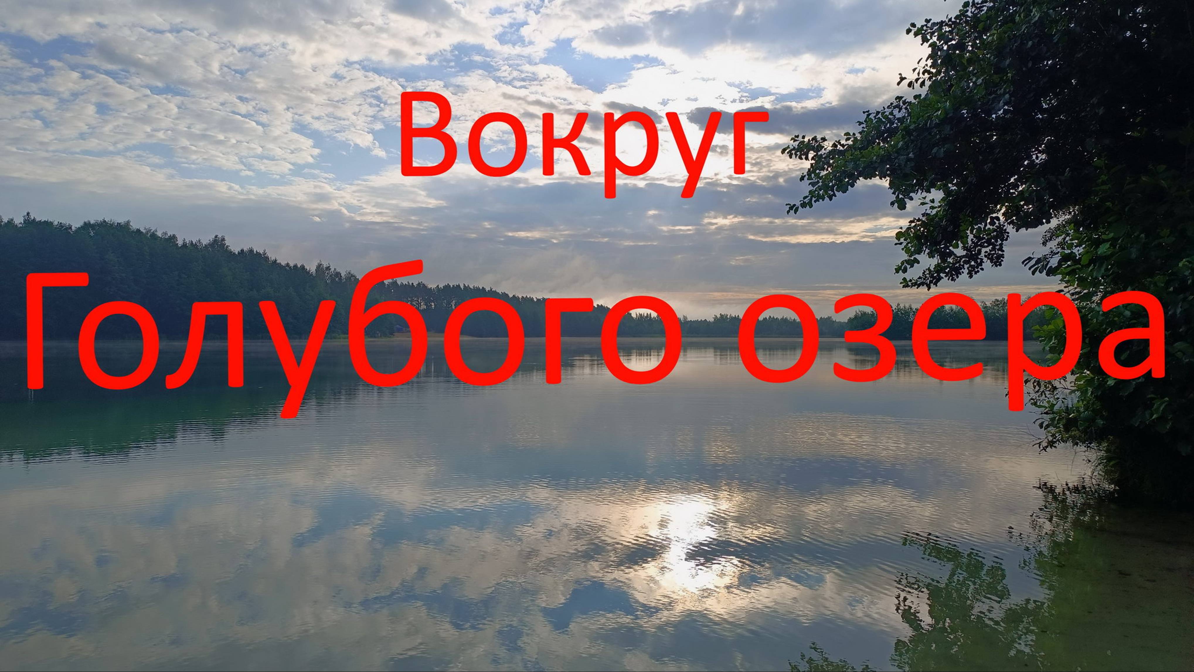 Нерыбалка. Вокруг Голубого озера. д. Золотово. 09.08.2024.