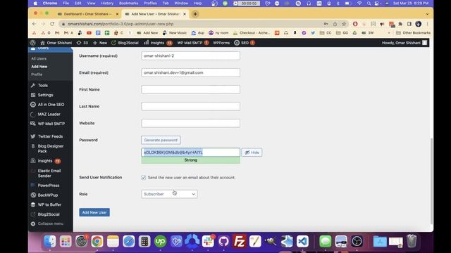 How to Create a New User in WordPress