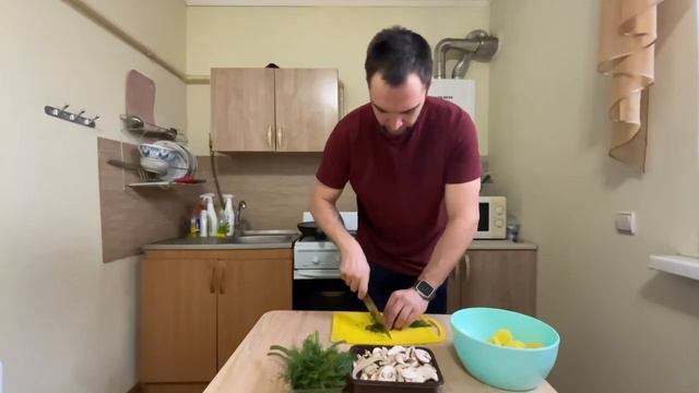 Картошка тушеная с грибами