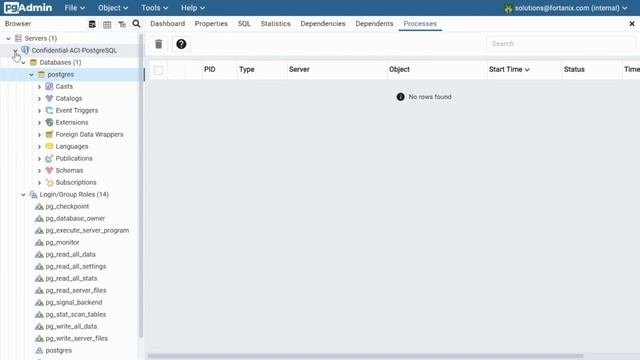 Confidential Data Search - PostgreSQL Demo