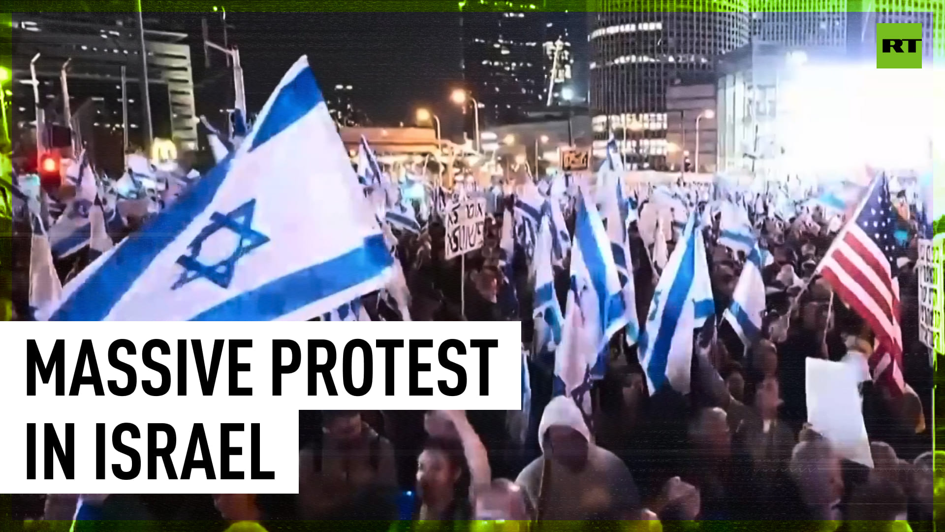 End of democracy  Tens of thousands protest against Netanyahu govt policies