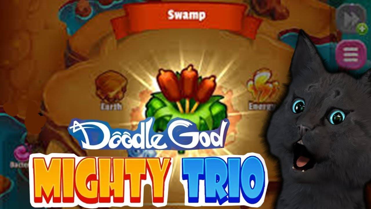Doodle God Mighty Trio С ГОВОРЯЩИМ СУПЕР КОТОМ № 2 ( ИГРА для ДЕТЕЙ ) #34