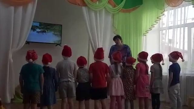 Фрагмент открытого занятия "Ах ты, зимушка-зима!"
