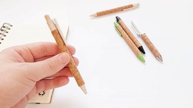 Шариковые ручки из пробки