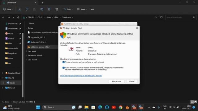 download rabbitmq for windows | Erlang OTP