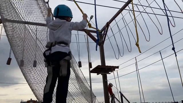 Выходной ДЕНЬ с детьми |Веревочный мини ПАРК #парк #выходные