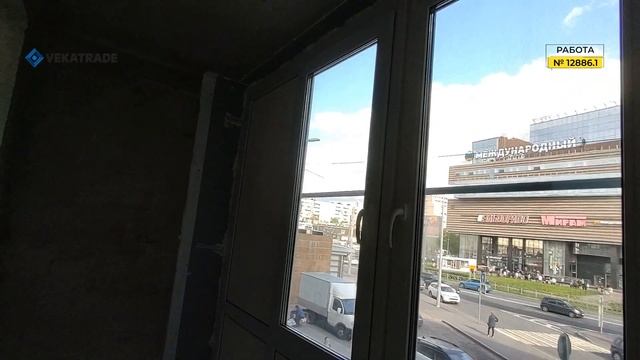 №12886.1 Белы Куна 6-1 остекление балкона