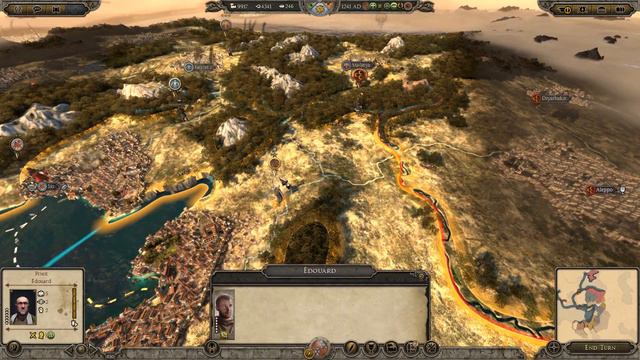 Antioch campaign #5 - Legendary - Attila total war - 1212 AD mod