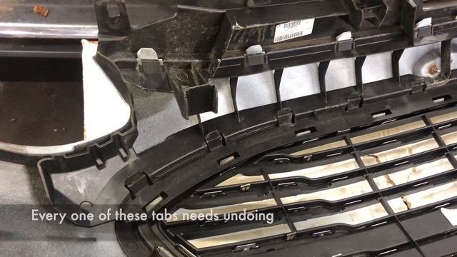 How To Remove MK8 Ford Fiesta Front Bumper And Grille Removal How To DIY 2017 2018 2019 2020 7th Ge