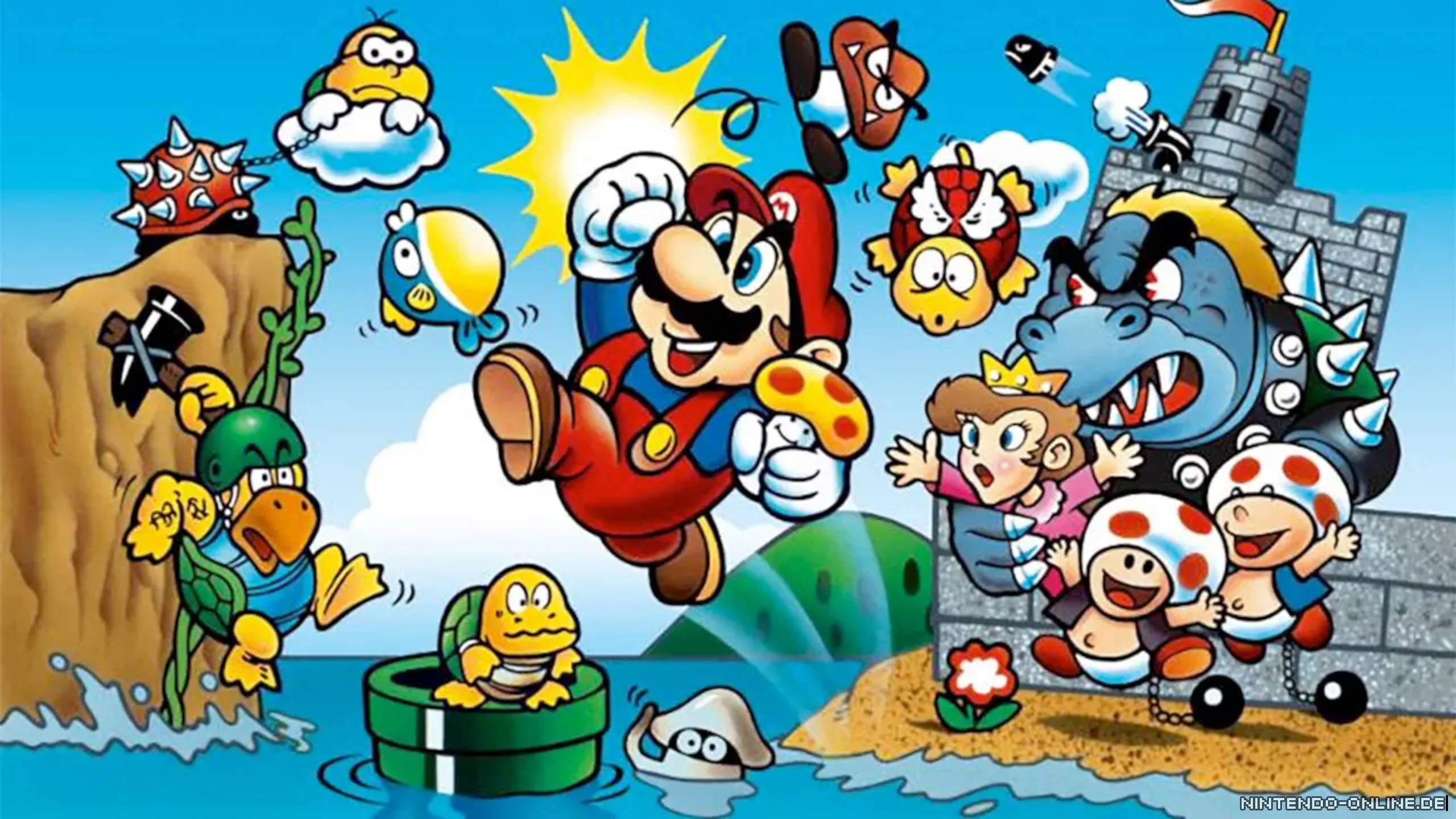 Super Mario Bros ▶ Мир №8/Конец