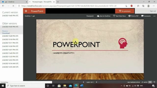 How To: Recover a corrupted PowerPoint Presentation using OneDrive
