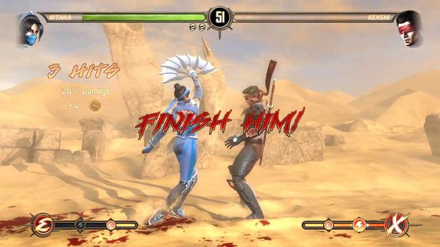 Mortal Kombat 9 - KITANA MK11 MOD - Expert Arcade Ladder - Gameplay @ (1080p) - 60ᶠᵖˢ ✔