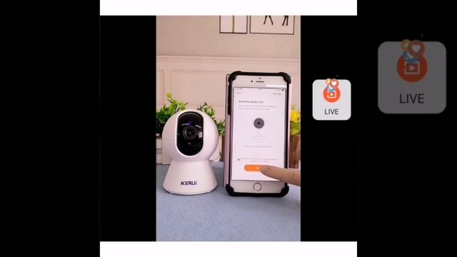 KERUI 1080P 3MP Tuya Smart Мини умный дом Wi-Fi IP-камера Внутренняя Беспроводная безопасность каме