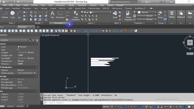 How to import text from word  text file to auto cad?