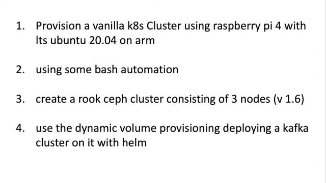 00 -  Introduction K8s Cluster with 3 x Raspies with Dynamic Volume Provisioning - Dimitrij Malcev