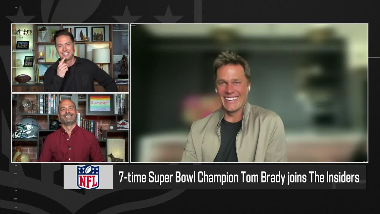 Tom Brady Joins NFL Network for Exclusive Interview, "Next year you might say Tom tone it down!"