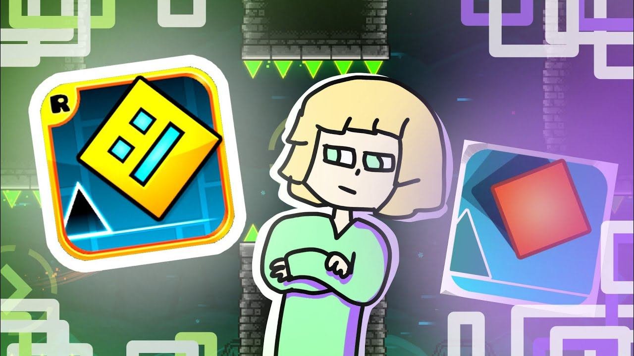 Geometry Dash это плагиат??| Обзор и сравнение The Impossible Game и Geometry Dash.