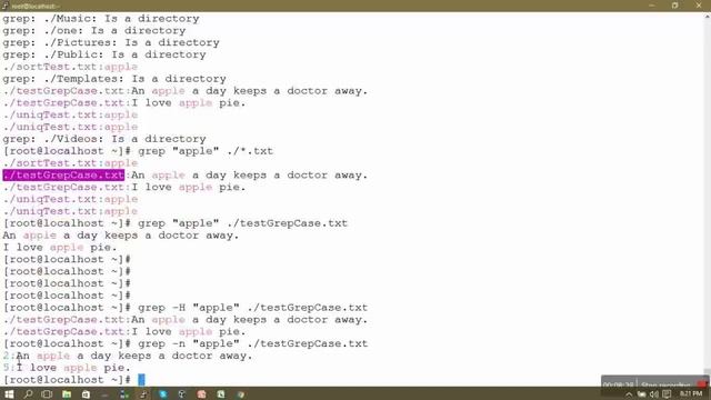 Linux Operating System | Commands | Grep Command