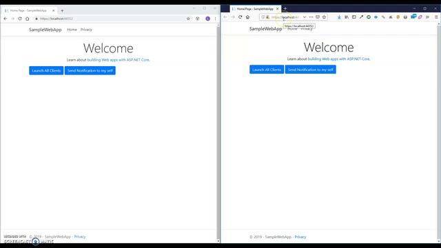ASP.NET Core 2.2 using SignalR for Real-time Web Applications - Part 02