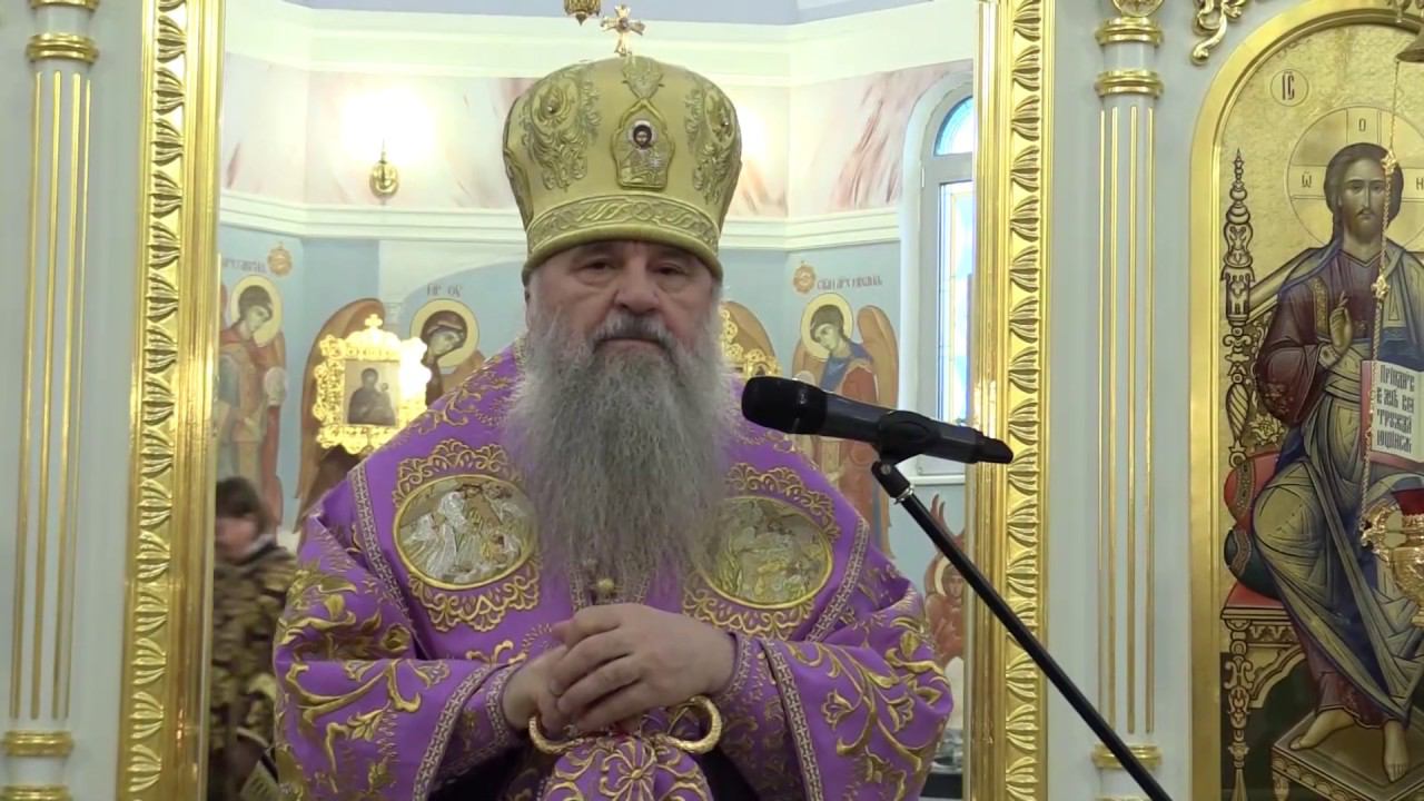 Проповедь митрополита Варсонофия  на Божественной литургии в храме Воздвижения Креста Господня
