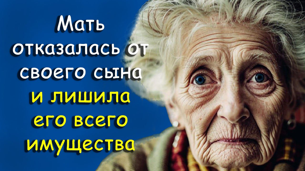 Мать отказалась от своего сына и лишила его всего имущества