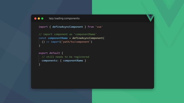 #47 - Async, Lazy Loading & Suspense - Vue 3 (Composition API) Tutorial