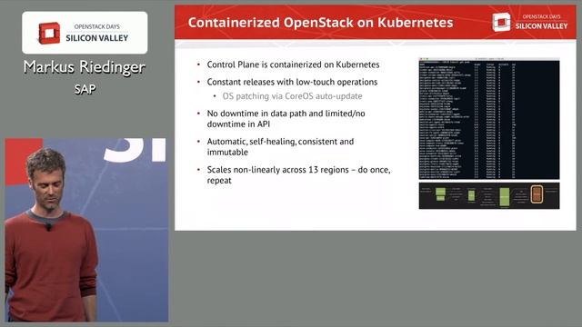 OpenStack Days Silicon Valley 2016: SAP’s OpenStack, Running on Kubernetes in Production