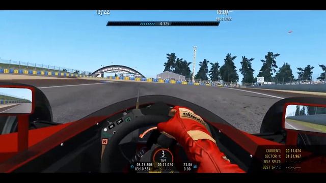 rf2 f1 prost ferrari 1990 lemans 1991 03m14s ext cam followed by in car cam