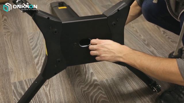 Video Installation Instruction - Assembly of ONKRON TS2551 Mobile TV Cart TV Stand.