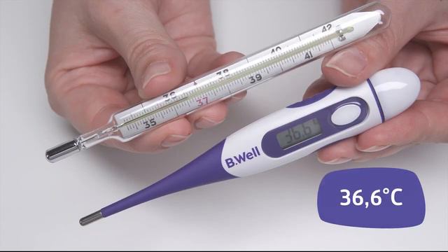 Медицинский электронный термометр B Well WT 04 — это точный и привычный способ измерения температуры