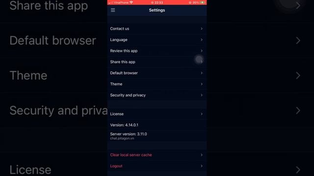 Pitagon Rocket.Chat iOS showcase