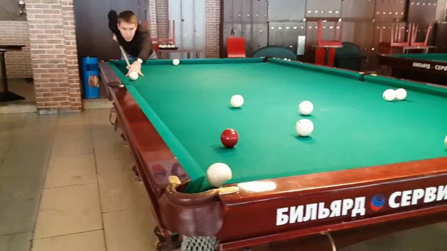 Почти-подставка в угловую лузу в исполнении Александра