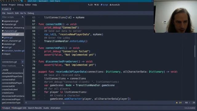 Trying to sync character customization data - OpenSuspect Coding Stream