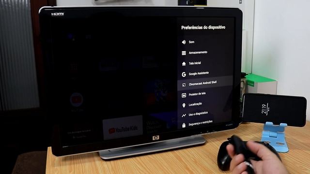 XIAOMI MI TV STICK 1080p Instalação e demonstração de funcionamento em aplicativos #Tutorial e dica