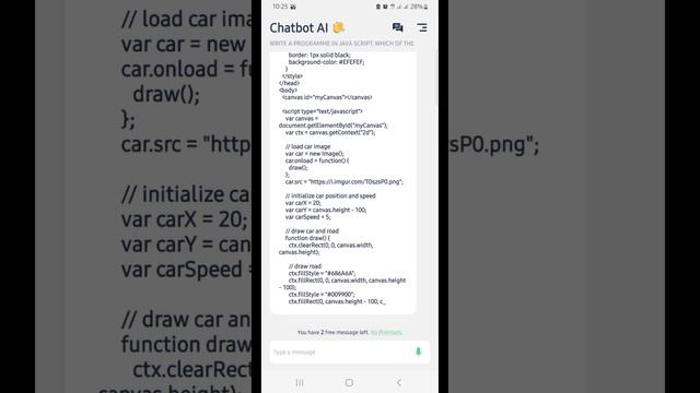 OFFICIAL VIDEO Openai CHAT GPT WRITE PROGRAMME OF 3D CAR GAME IN JAVA SCRIPT! vira