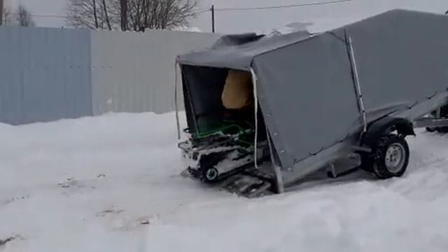 прицеп для снегохода Ирбис SF150