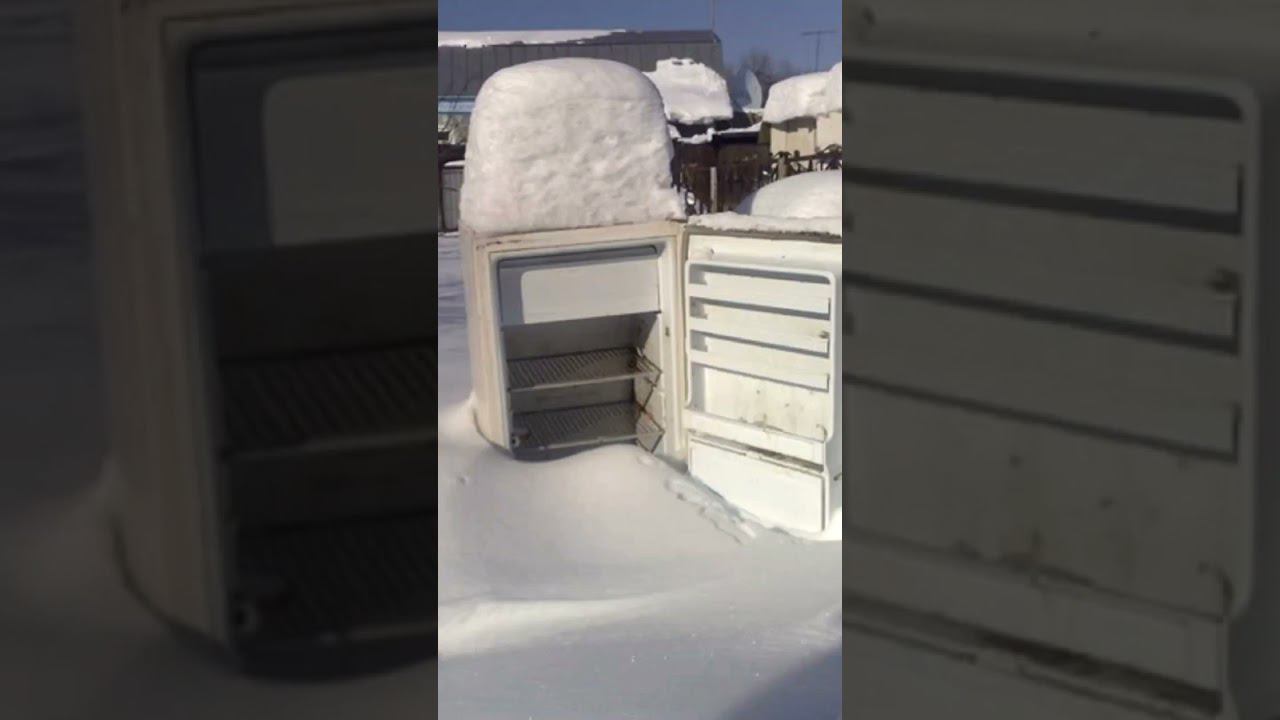 ХОЛОДИЛЬНИК В НЕОТАПЛИВАЕМОМ ПОМЕЩЕНИИ!