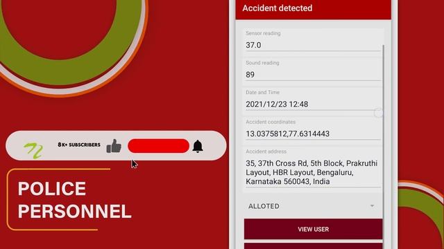 Accident Detection Android App | Vehicle Accident Emergency App