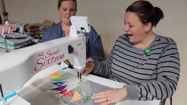 SASQA Video 13 How to Quilt the Flying Geese row with Heather Hopkins