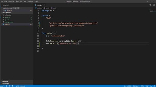What is Go Modules? Go Modules Based Workspace.