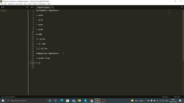 PostgreSQL Tutorial In Hindi | Operators