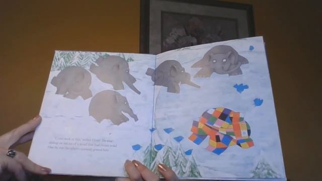 Elmer in the snow by David McKee read along and extension activities for remote learning GSRP
