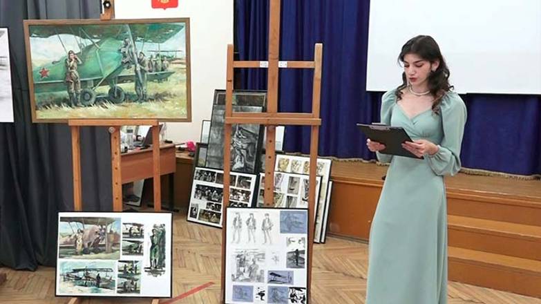 Во Владикавказском художественном училище им. А. Джанаева студенты отделения "живопись" защитили ВКР