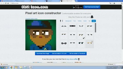 СОЗДАЕМ 8-БИТНЫЕ АВАТАРКИ