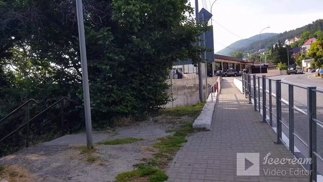 ?ЛАЗАРЕВСКОЕ СОЧИ. От пляжа "Дельфин" к отелю "Фламинго", и не далеко вовсе!!