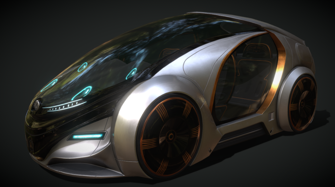 CAR 3 SCIFI (3Dpro) в 3D от Herve3D