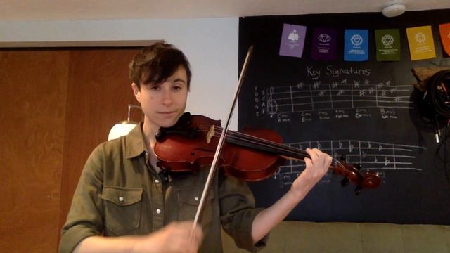 D Major Scale Warm Up