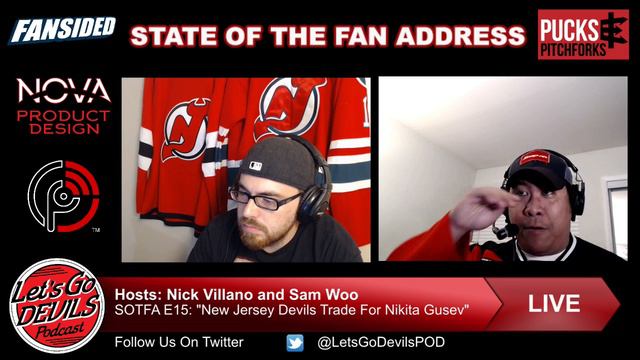 New Jersey Devils Trade For Nikita Gusev | State of the Fan Address E15