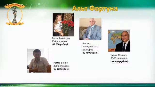 Онлайн игры с выводом денег! АЛЬТ   ФОРТУНА